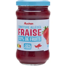 Confiture allégée de fraise 50% de fruits (340g)
