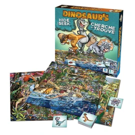 Jeu Dinosaures Cherche et Trouve