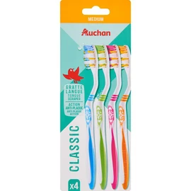 Brosse à dents classic medium (x4)