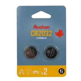 Lot de 2 piles CR2032 lithium 3v