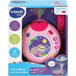 Lumi veilleuse nuit enchantée rose