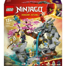 LEGO NINJAGO 71819 Le Sanctuaire de la Roche du Dragon, Jouet de Ninjas, 6 Minifigurines
