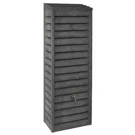 Récupérateur d'eau aspect bois Anthracite - 300L - FORESTIER