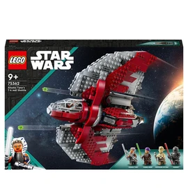 LEGO Star Wars La Navette T-6 d'Ahsoka Tano 75362, Vaisseau Lance-Tenons, 4 Personnages