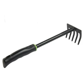 Rateau à 5 dents en acier - 32 x 8,5 cm