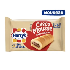 Choco Mousse gâteaux moelleux fourrés chocolat sachets individuels (280g)