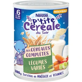 P'tite céréale Légumes variés en poudre dès 6 mois (280g)