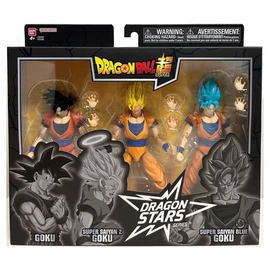 Pack de 3 Figurines Goku Dragon Ball Z Stars Évolution