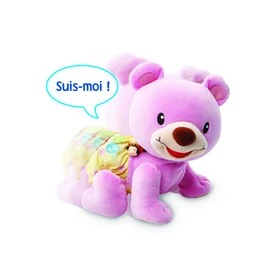 Ourson 2 en 1 Suis moi - Rose
