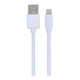Câble USB / Lightning - Mâle/mâle - 1 mètre - Blanc