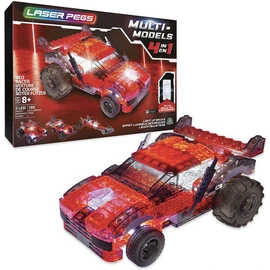 LP - Multimodel - Véhicule Rouge - 4 en 1 - 185 pcs