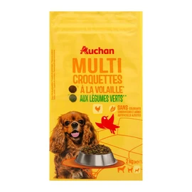 Multi croquettes à la volaille et aux légumes verts pour petit chien (2kg)