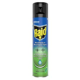 Insecticide en spray répulsif moustiques et moustiques tigres senteur herbal (300ml)