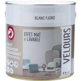Mono couche 2L velour blanc FJORD