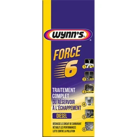 Traitement force 6 nettoyant complet moteur diesel du réservoir à l'échappement