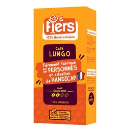 Capsules de café Lungo pur arabica goûté équilibré intensité 2 compatibles Nespresso (50g)