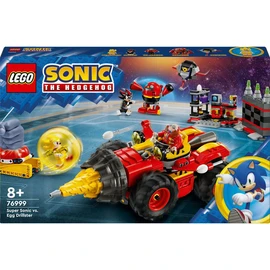 Sonic 76999 - uper Sonic contre Egg Drillster - Cadeau pour Enfants Inspiré du Jeu Vidéo - Set d'Aventure Avec Shadow et Dr. Eggman
