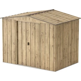 Abri de jardin métal - Imitation bois - 4,75m²