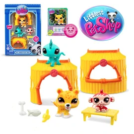 Pack Tiki Jungle Littlest Pet Shop 3 figurines