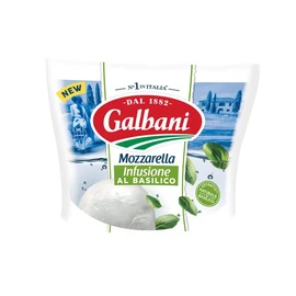 Mozzarella au lait pasteurisé infusée au basilic (125g)