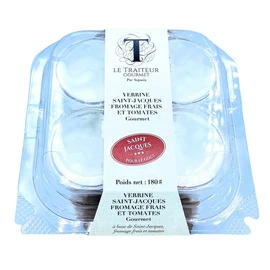 Verrines Saint-Jacques fromage frais et tomates (180g)
