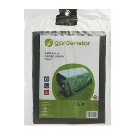 Bâche jardin verte PE 70gr/m² avec œillets 2x3M
