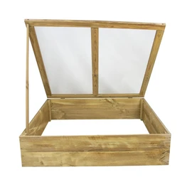 Carré potager 90x90xH20 avec serre de protection