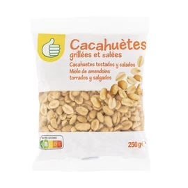 Cacahuètes grillées et salées (250g)