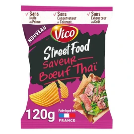 Chips ondulée Street Food saveur bœuf thaï (120g)