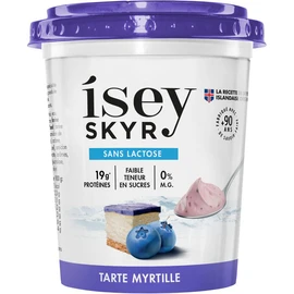Skyr tarte myrtille sans lactose 0% MG (400g)