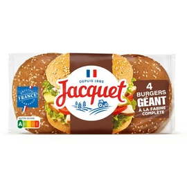 Géant pain burger farine complète (330g)