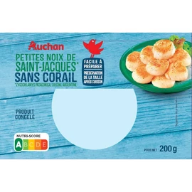 Petites noix de Saint-Jacques sans corail (200g)