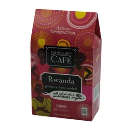 Café en grains pur arabica Rwanda généreux fruité et acidulé (250g)