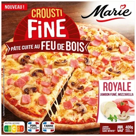 Pizza cuite au feu de bois royale (400g)