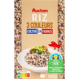CULTIVONS LE BON Riz 3 couleurs cultivé en France (500g)