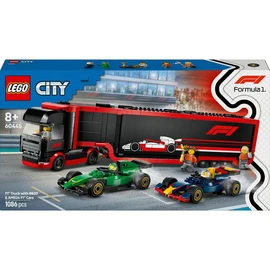 City 60445 - Camion de F1 avec voitures de F1 RB20 et AMR24