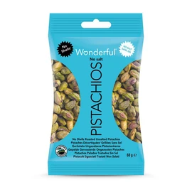Pistaches décortiquées grillées sans sel (60g)