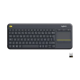 Clavier Sans Fil K400 Plus AZERTY Français Noir