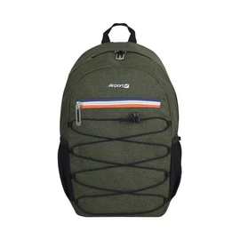 Sac à dos polyester kaki 44,5x29x3cm