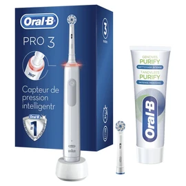 Brosse à dents électrique PRO 3800 - Blanc
