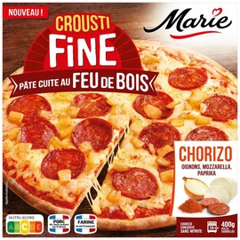 Pizza au feu de bois chorizo (400g)