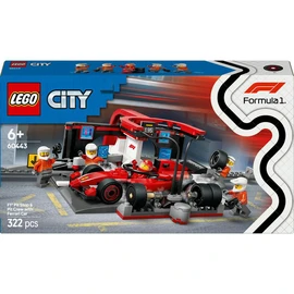 City 60443 - Arrêt au Stand de F1 avec voiture Ferrari