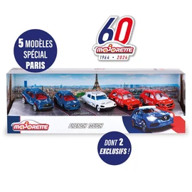 Pack de 5 véhicules French Touch PARIS 1964 - 2024