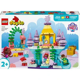 Disney 10435 -  Le Palais Sous-marin Magique d'Ariel - Poupée La Petite Sirène - Jouet d'Activité et de Développement - mes Premières Briques Pour Enfants dès 2 Ans Passionnés de Jeu de Rôle