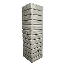 Récupérateur d'eau mural aspect bois Beige - 700L - WOOD