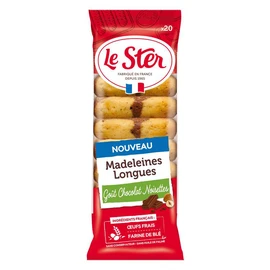 Madeleine longue goût chocolat noisettes (250g)