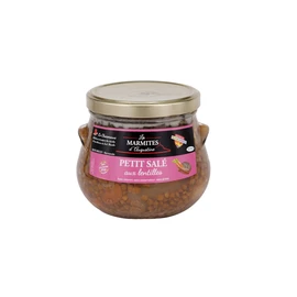 Petit salé aux lentilles sans gluten en bocal (75g)
