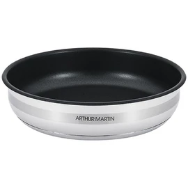 Poêle 26cm inox revêtement anti adhésif tous feux dont induction