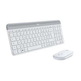 Ensemble clavier azerty et souris sans fil MK470 - Blanc