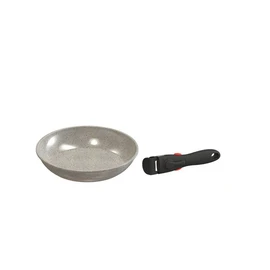 Poêle 24cm tous feux dont induction avec poignée amovible SANDSTONE